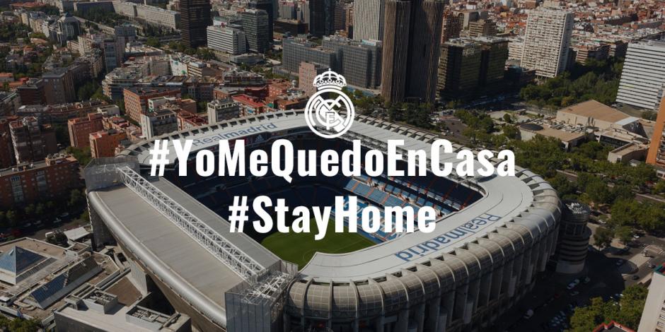 Real Madrid envía mensaje de concientización por Covid-19
