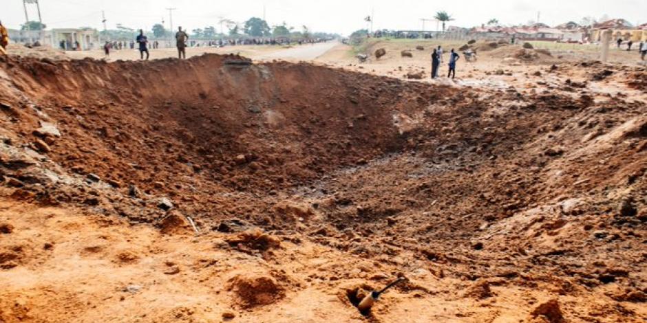 Confunden explosión con supuesta caída de meteorito en Nigeria