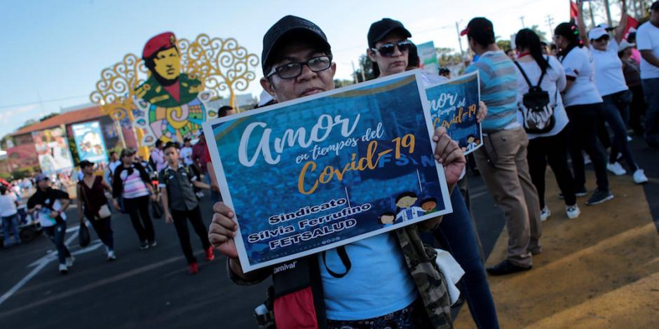 Ortega afronta crisis con eventos masivos