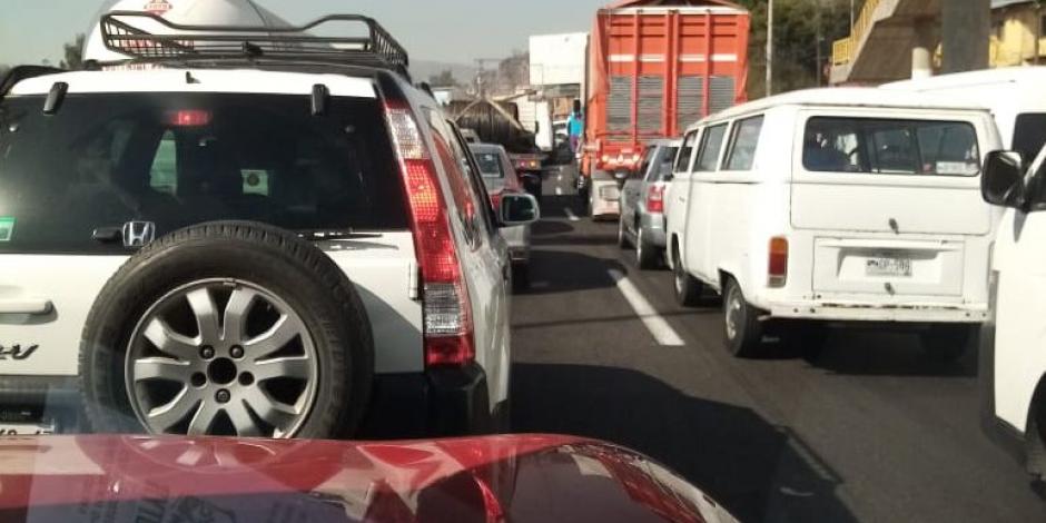 Tras 2 horas de bloqueo, recicladores liberan autopistas hacia CDMX