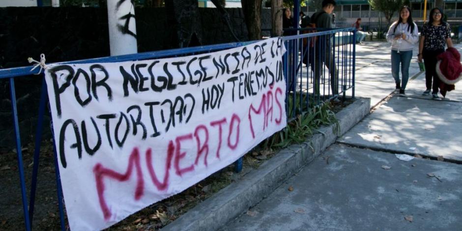 Reconoce UNAM negligencia en muerte de alumno de CCH Azcapotzalco