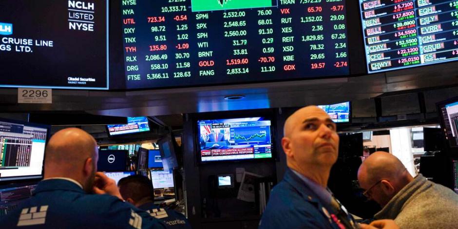 Wall Street recibe bien el paquete de ayudas; Dow Jones sube 5.17% al cierre