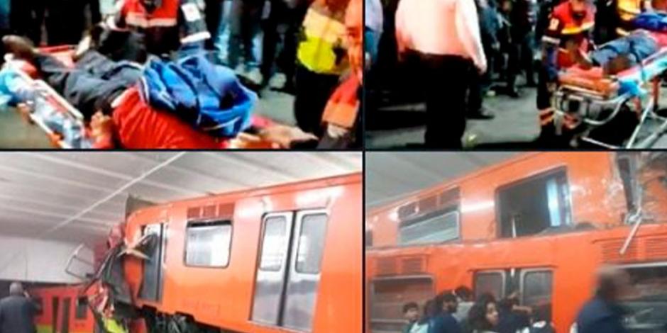 Así fue el rescate de los heridos del choque en Metro Tacubaya (VIDEO)