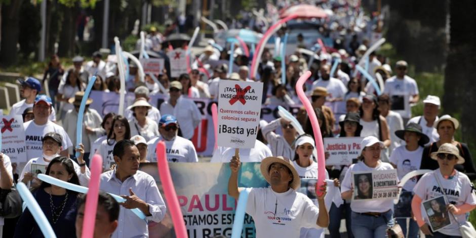 Hila Puebla marchas para exigir seguridad