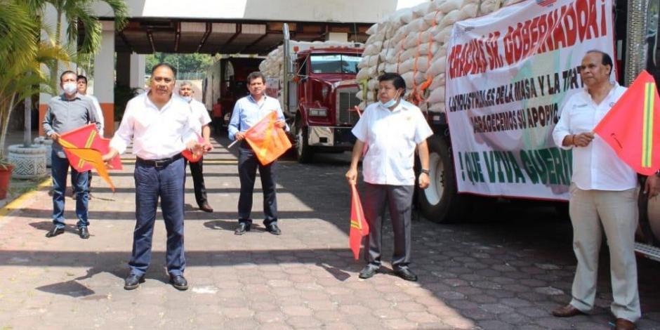 Astudillo da banderazo para distribuir en Guerrero mil toneladas de maíz
