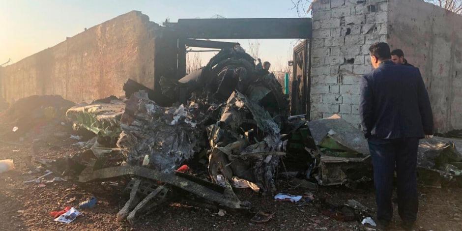 Encuentran cajas negras de avión ucraniano que se estrelló en Irán