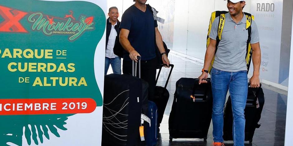 Rafael Nadal ya está en Acapulco para el Abierto Mexicano