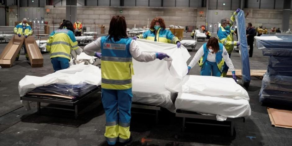 España alcanza nueva marca de muertes diarias por COVID-19