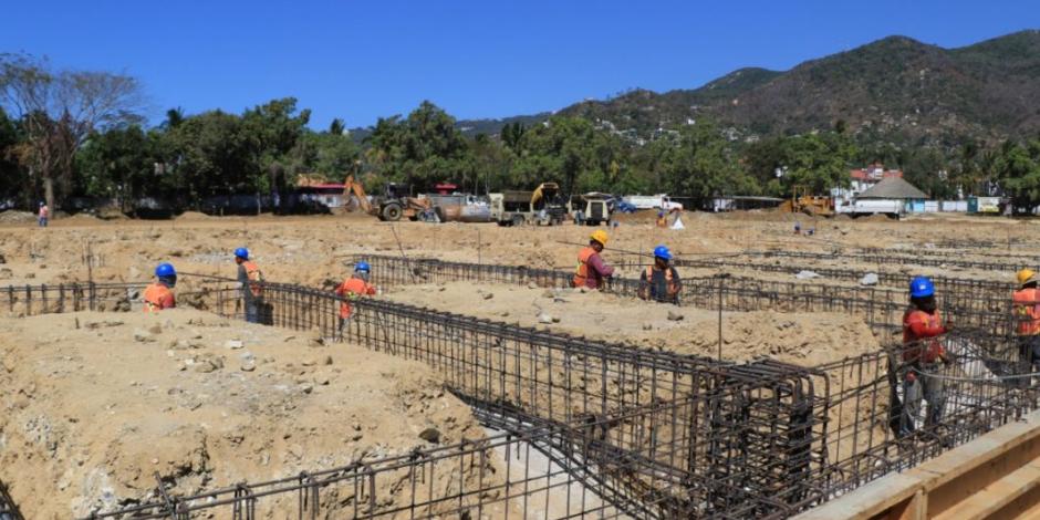 Muestran avances de nuevo estadio de tenis en Acapulco