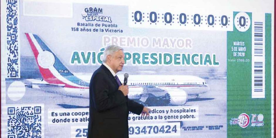 Muy probable que se rife el avión presidencial: AMLO