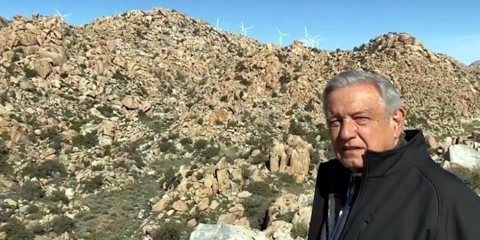 López Obrador critica a iniciativa privada por generadores eólicos