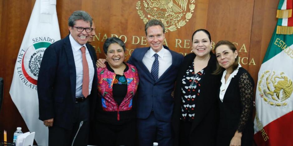 PVEM en el Senado respalda a Raquel Buenrostro en el SAT