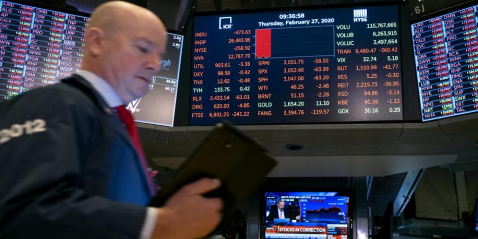 Con indicadores a la baja, Wall Street anota su peor semana desde 2008