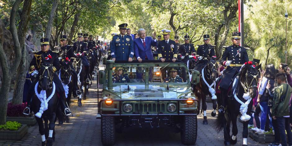 Fuerzas Armadas al Presidente: nuestro objetivo es la transformación
