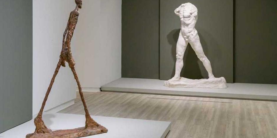 Rodin y Giacometti pasean por Madrid