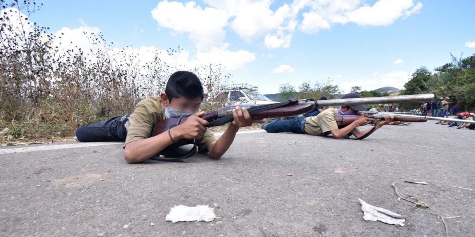 Exige CNDH proteger a menores armados en Guerrero
