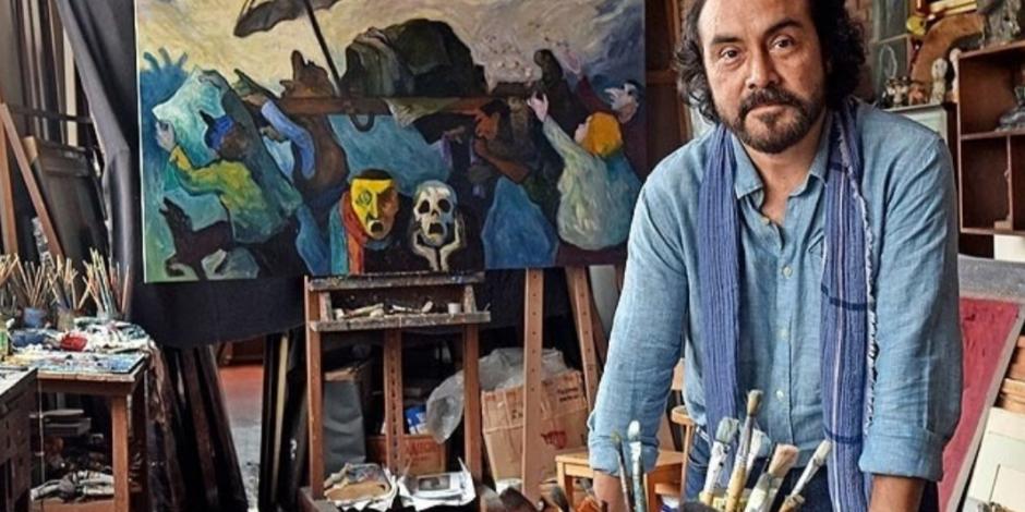 Roban pinturas del peruano Alfredo Alcalde, en su casa de la CDMX