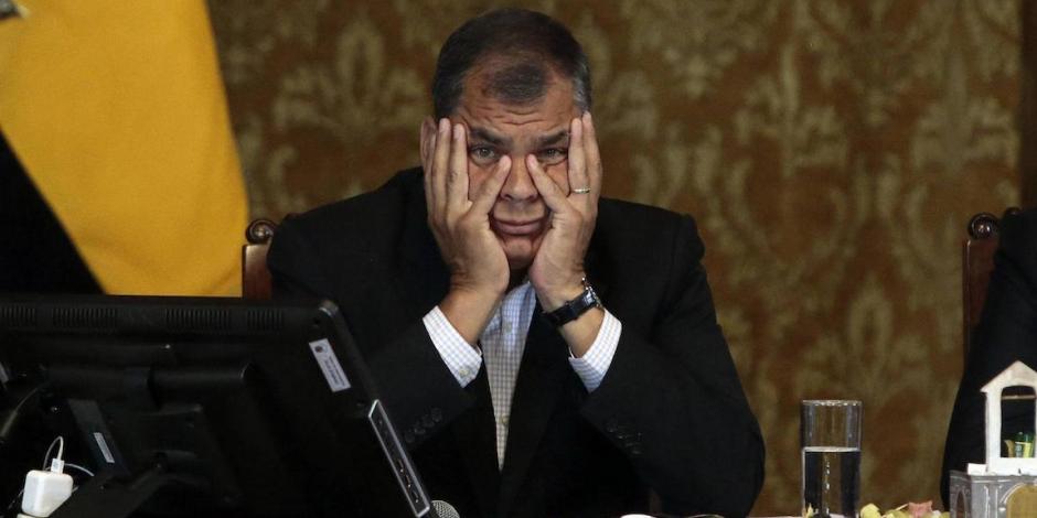 Sentencian a expresidente de Ecuador, Rafael Correa, a 8 años de prisión