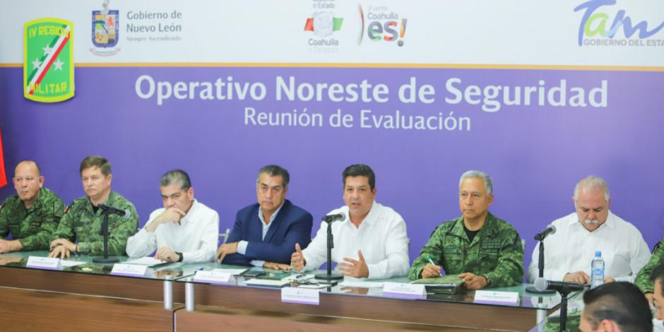 Tamaulipas, NL y Coahuila fortalecen acciones de seguridad en el noreste