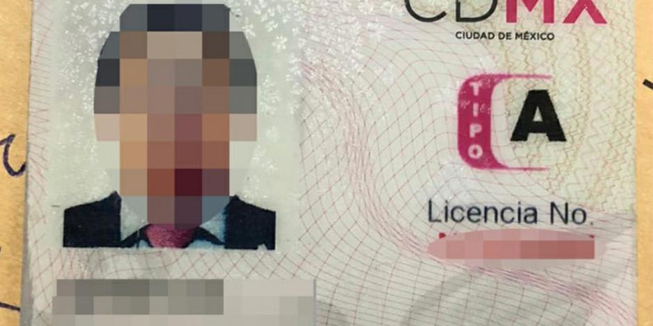 Con licencia de conducir falsa, Lozoya se identificó con Policía Española