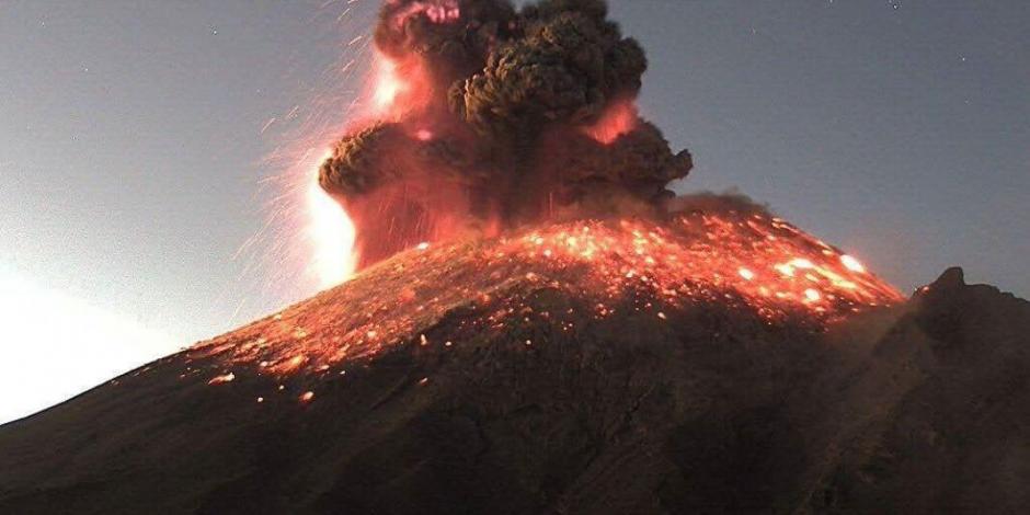 Descartan riesgos de volcán Popocatépetl; lo monitorea gabinete de seguridad