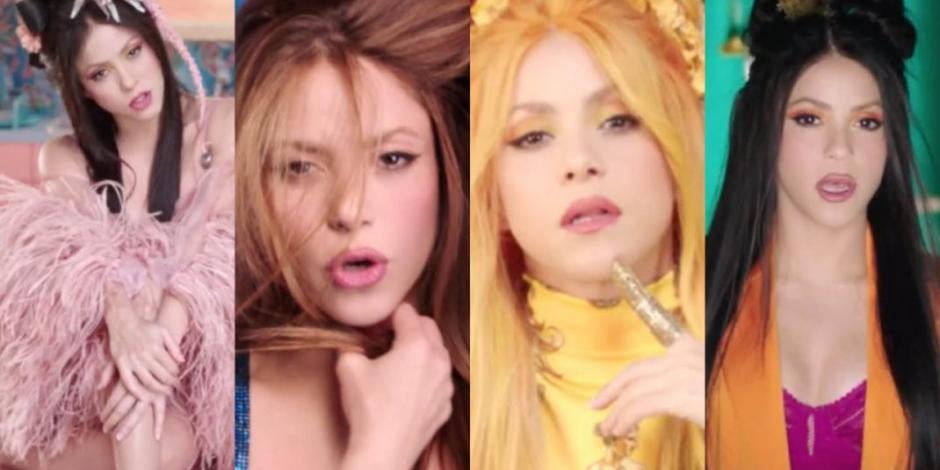 Con exóticos looks, Shakira estrena video "Me gusta" con Anuel AA