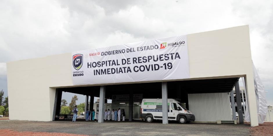 En 15 días construye Hidalgo hospital para atender el COVID-19
