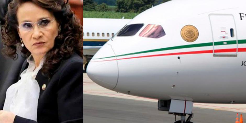 Padierna se ofrece para organizar con Morena rifa de avión presidencial