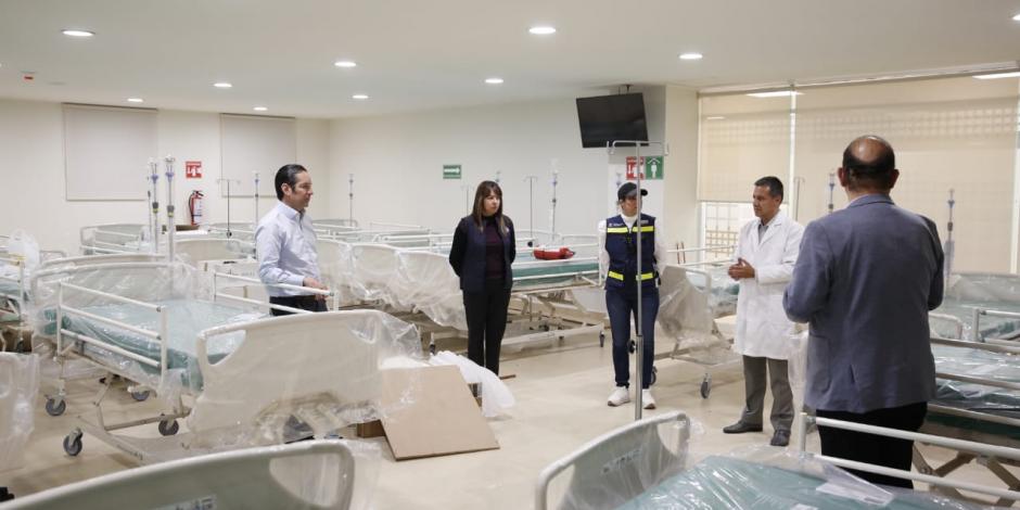 Querétaro es pionero en reconversión hospitalaria para atender COVID-19