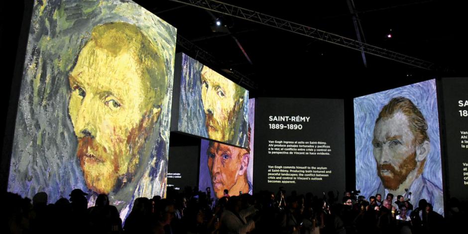 Arman despliegue virtual y monumental del cosmos de Van Gogh