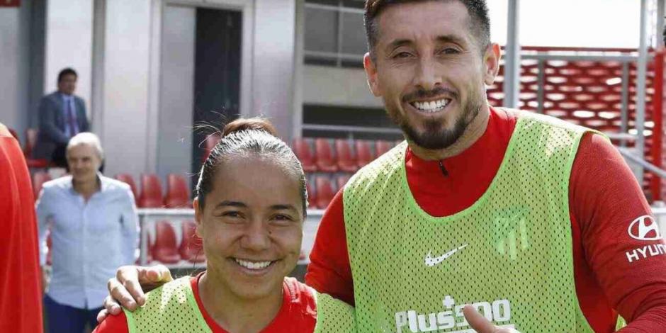 Charlyn Corral y Héctor Herrera felicitan al Atlético de San Luis (VIDEO)