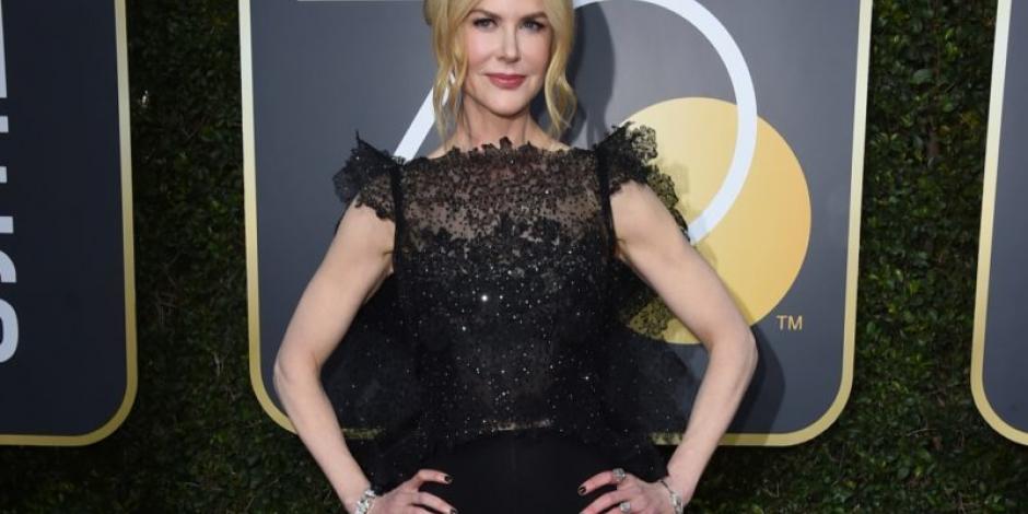 Celebra Nicole Kidman poder femenino en Hollywood al recibir Globo de Oro