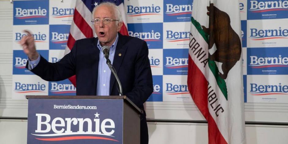 Sanders lidera caucus en Nevada y se acerca a la candidatura Demócrata