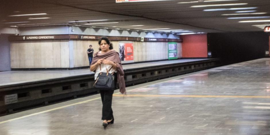 Por #UnDíaSinNosotras disminuye 40% afluencia en el Metro