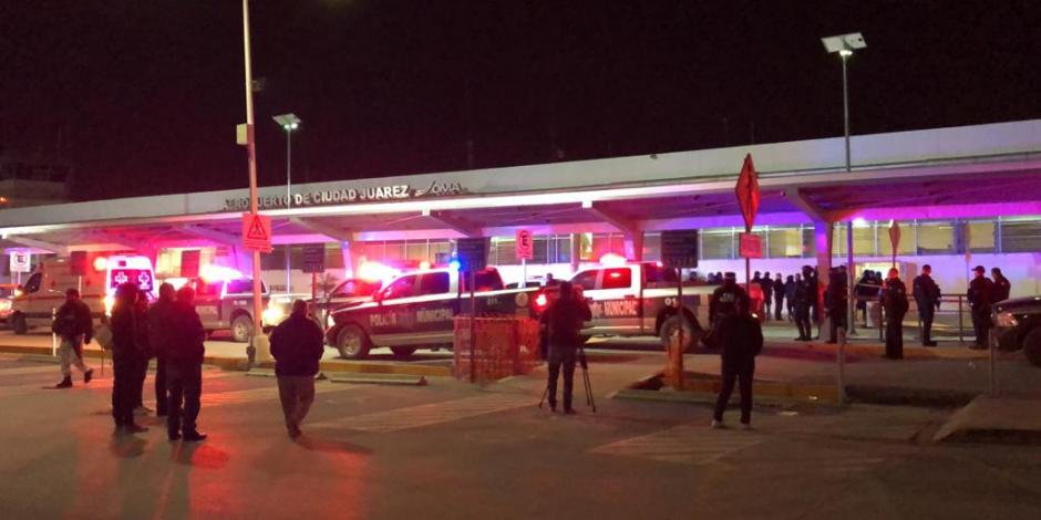 Reportan balacera en aeropuerto de Ciudad Juárez (FOTOS)