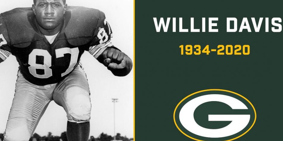 Fallece Willie Davis, ganador de tres títulos con Packers de Green Bay