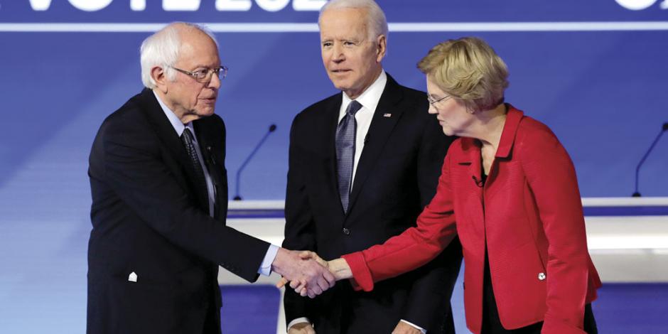 Sanders y Biden cortejan a Warren, que abandona sus aspiraciones