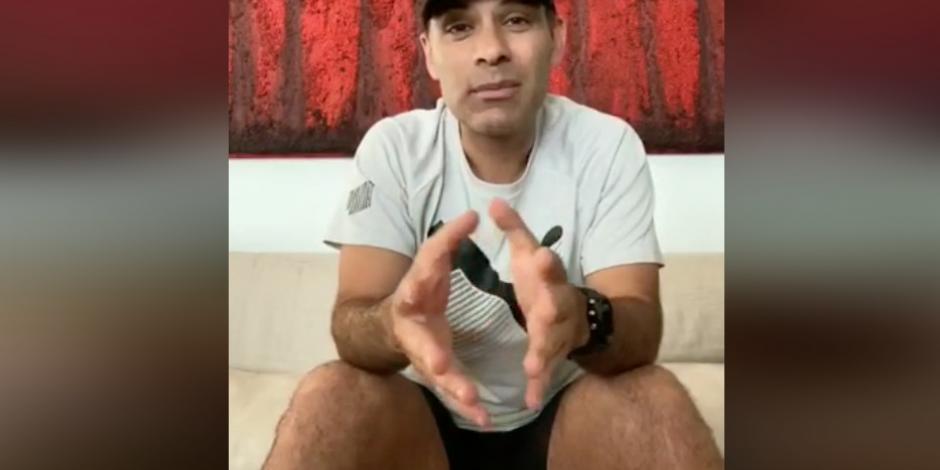 Rafa Márquez reaparece con consejos para golear al coronavirus (VIDEO)