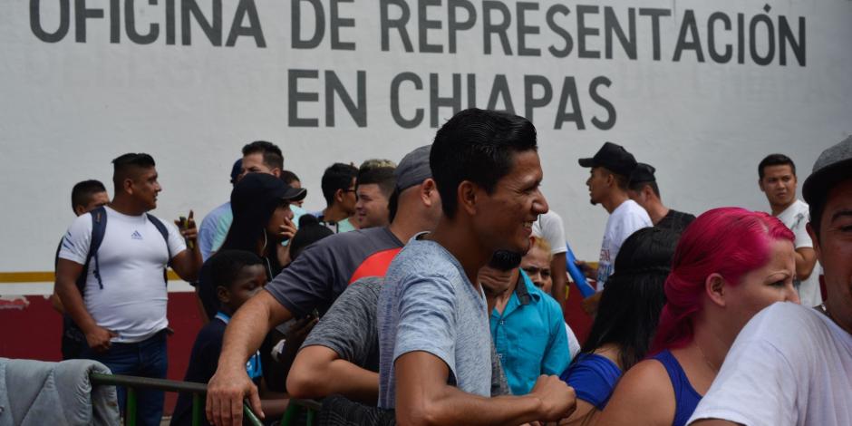 Alerta ONG posible contagio en estación migratoria de Chiapas
