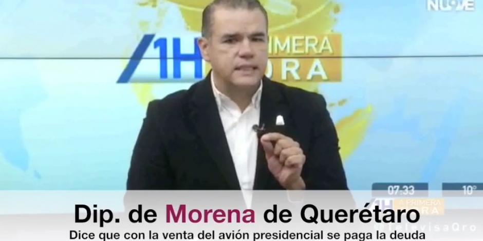 Avión presidencial pagará hasta deuda externa, dice diputado de Morena