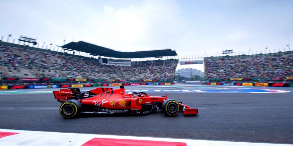 Sebastian Vettel termina primero en práctica 2 de GP México