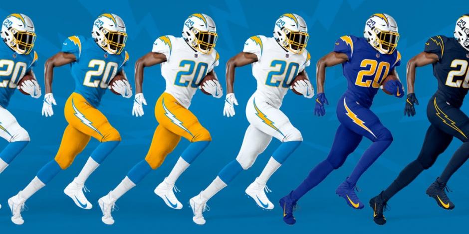 Los Chargers presentan nuevos uniformes para la Temporada 2020 (VIDEO)