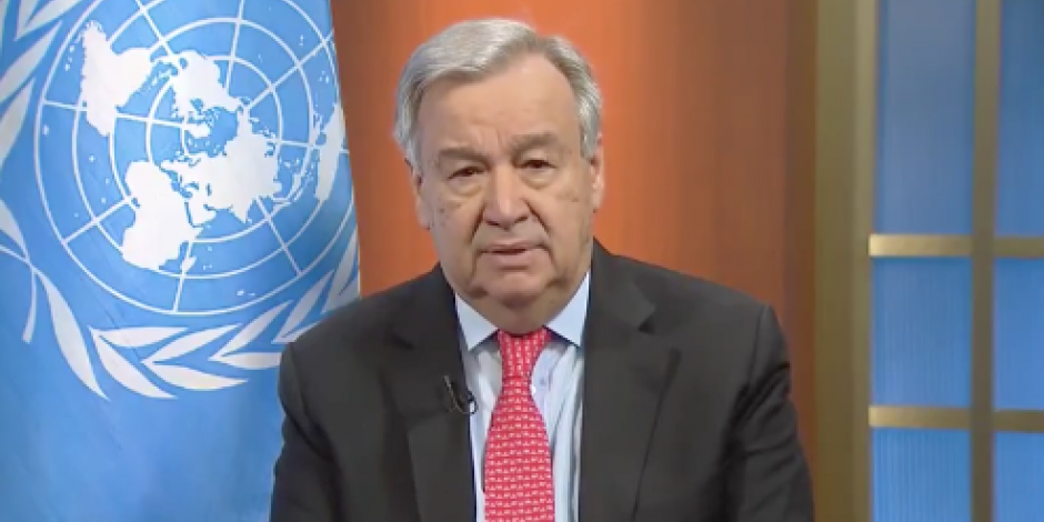 ONU pide cese el fuego mundial para combatir a COVID-19