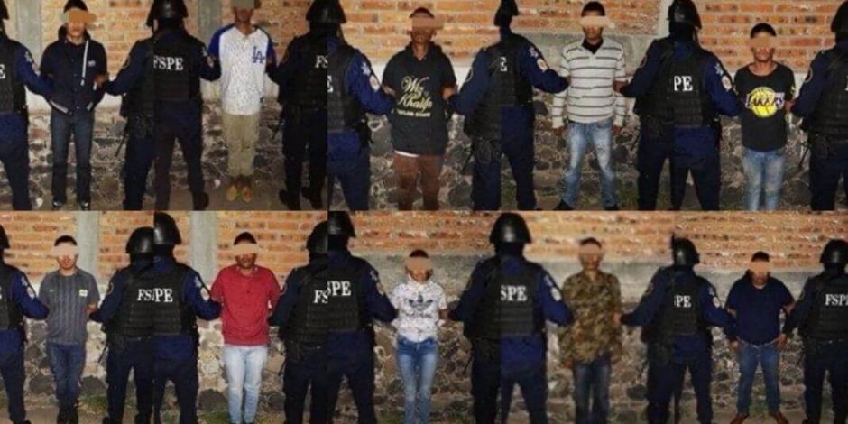 Caen 29 miembros de grupo criminal en Guanajuato