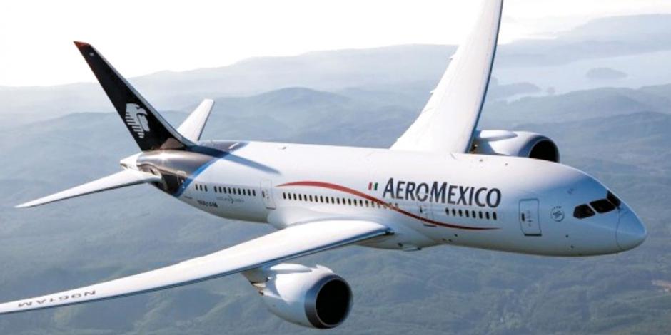 Anuncia Aeroméxico reanudación progresiva de vuelos internacionales a partir de mayo