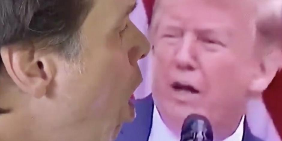 Jim Carrey "le tose" a Trump y se viraliza (VIDEO)