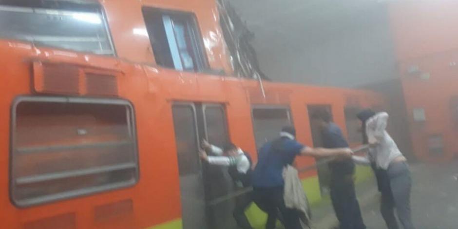 Detienen a dos empleados del Metro por choque de trenes en Tacubaya