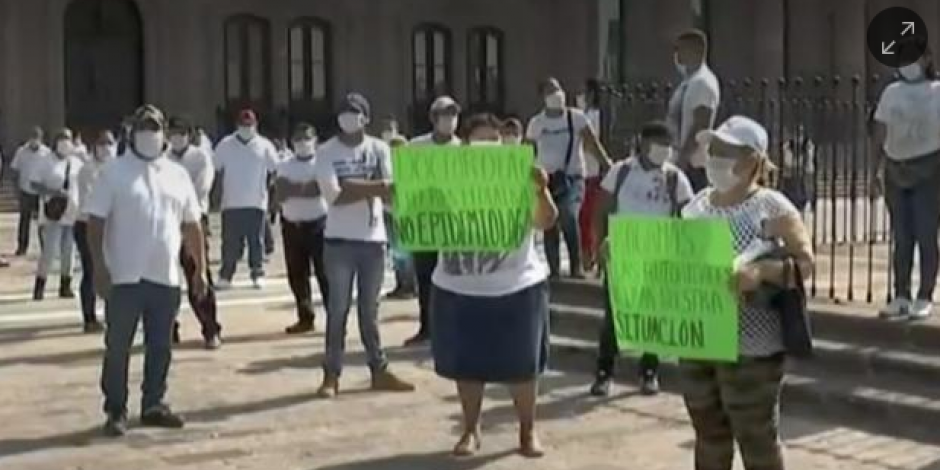 Comerciantes de Nuevo León piden reabrir negocios