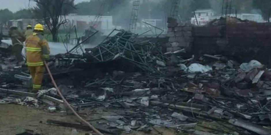 Explosión de polvorín en Tultepec deja 2 muertos y 5 heridos