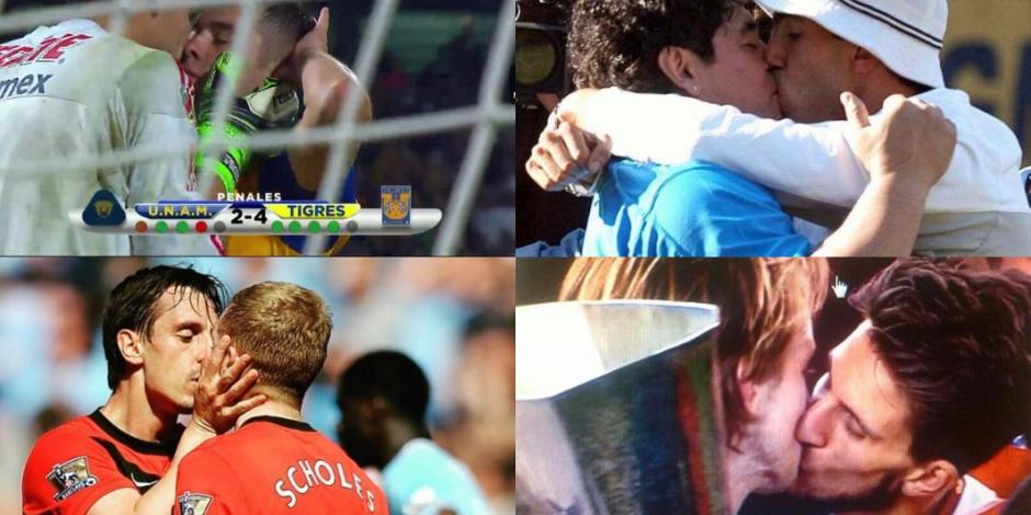 Los besos más polémicos del futbol en el Día Internacional del Beso (FOTOS)